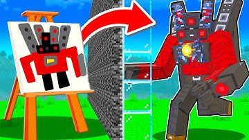 I CHEATED with //DRAW in a SKIBIDI Mob Battle!