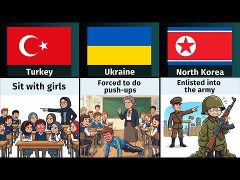 School Punishments Worldwide… Some Are Insane 😭