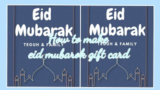 How to make eid mubarak gift card in canva screenshot 2