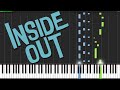 Inside out theme piano tutorial synthesia  nadav schneider