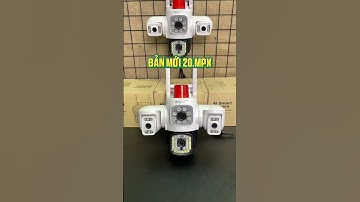 (Mới) Camera Wifi Yoosee 4 Mắt 3 Khung Hình Phiên Bản Đặc Biệt 20MP Cả 3 Mắt Đều Xoay 360 Độ