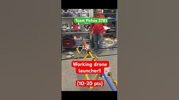 Working drone launcher!! #centerstage #robotics #programming #ftc #robot #shorts #viral