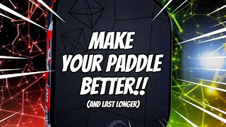 How PROS make their paddles BETTER and more DURABLE!