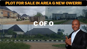ABOVE 500 SQM RESIDENTIAL PLOT WITH VERGE FOR SALE IN AREA G NEW OWERRI BEHIND PROTEA HOTEL