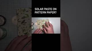 You NEED To Try This Solar Paste Technique! #art #crafts #cardmaking #greetingcard