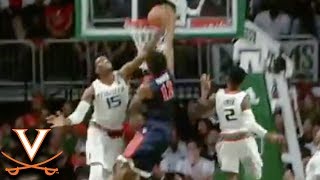 Virginia's De'Andre Hunter Dunk Caps Huge Night vs. Miami