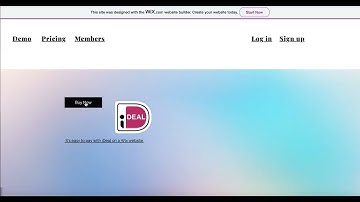 How to add iDeal to Wix with Stripe Payment Links