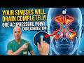YOUR SINUSES WILL DRAIN COMPLETELY! ONE ACUPRESSURE POINT ENDS CONGESTION