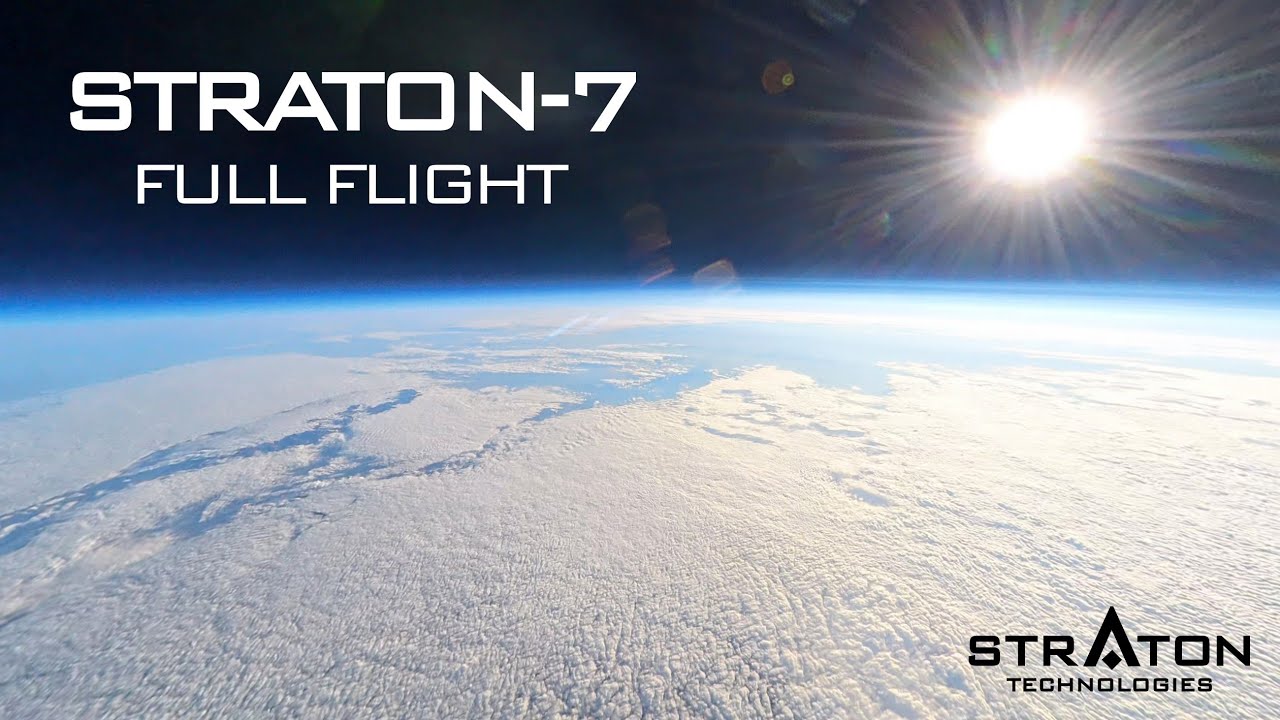 STRATON-7: Stratospheric Weather Balloon - Full Flight
