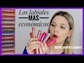 MAQUILLAJE DE FARMACIA: LOS LABIALES MAS ECONÓMICOS, BUENO, BONITO Y BARATO!!