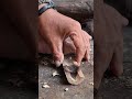 bow drill with short bamboo fire board #firemaking #primitivefire