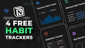 4 FREE Notion Habit Trackers To Level Up In 2025
