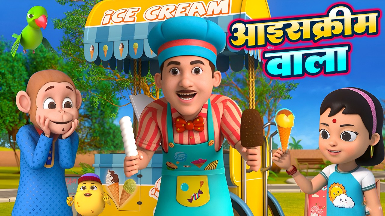 Ice-Cream Wala & More Hindi Kids Rhymes | 30 Minutes Hindi Rhymes | Fantots Music