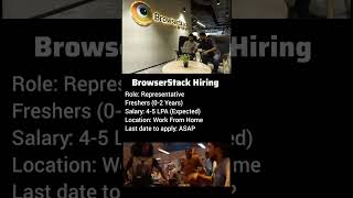 BrowserStack Hiring Freshers