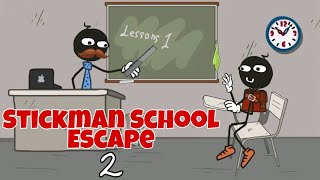 Stickman school escape 2 - by Mirra Games | Android Gameplay | screenshot 4