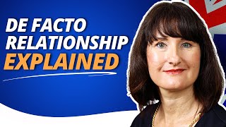 What Is A De Facto Relationship Family Law Act 1975 Australia