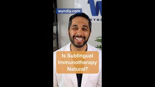 Is Sublingual Immunotherapy a Natural Way to Treat Allergies? #shorts