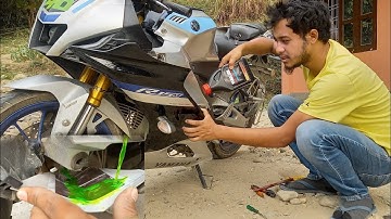 Radiator Coolant heating problem | Yamaha R15 V4 #viral