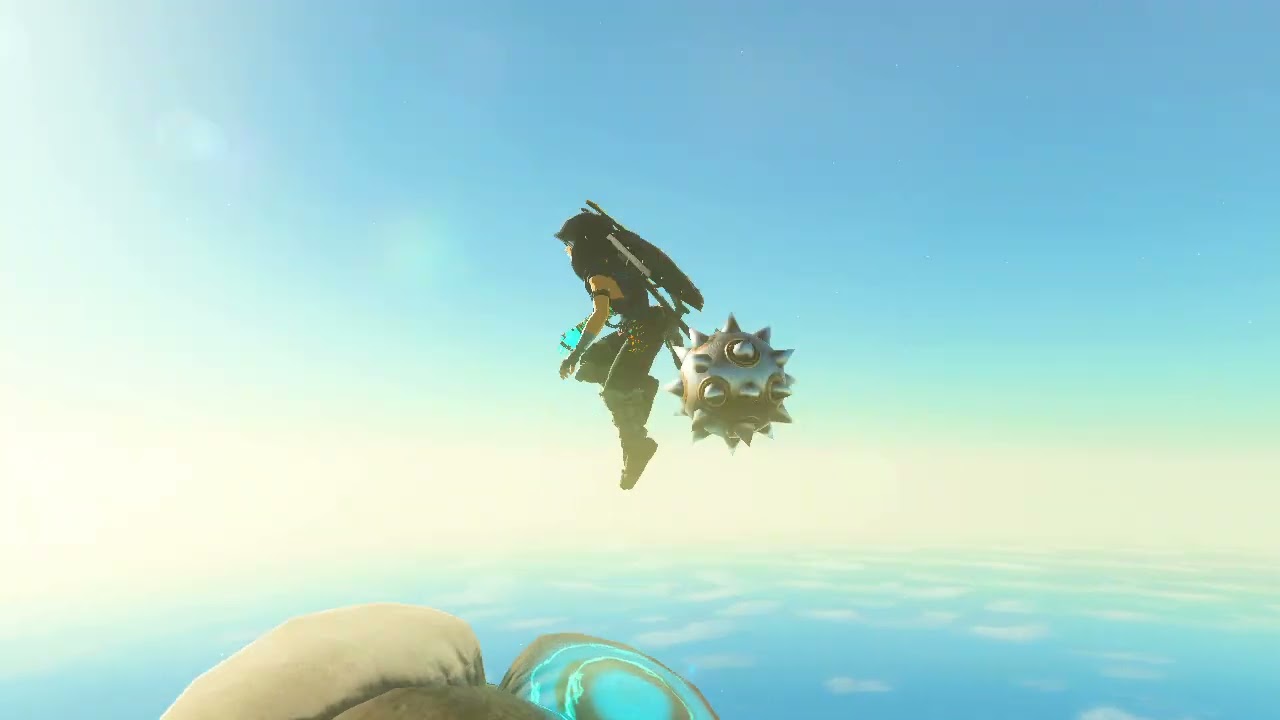 Getting to a floating island the TOTALLY intended way