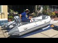 Inflatable Boat Setup - Newport Vessel Baja 11’ 9” Dinghy Transom and Honda BF5 Outboard Motor
