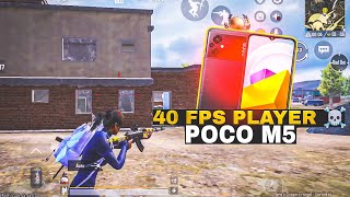 40 FPS PLAYER ☠️ FASTEST 40 FPS PLAYER | POCO M5