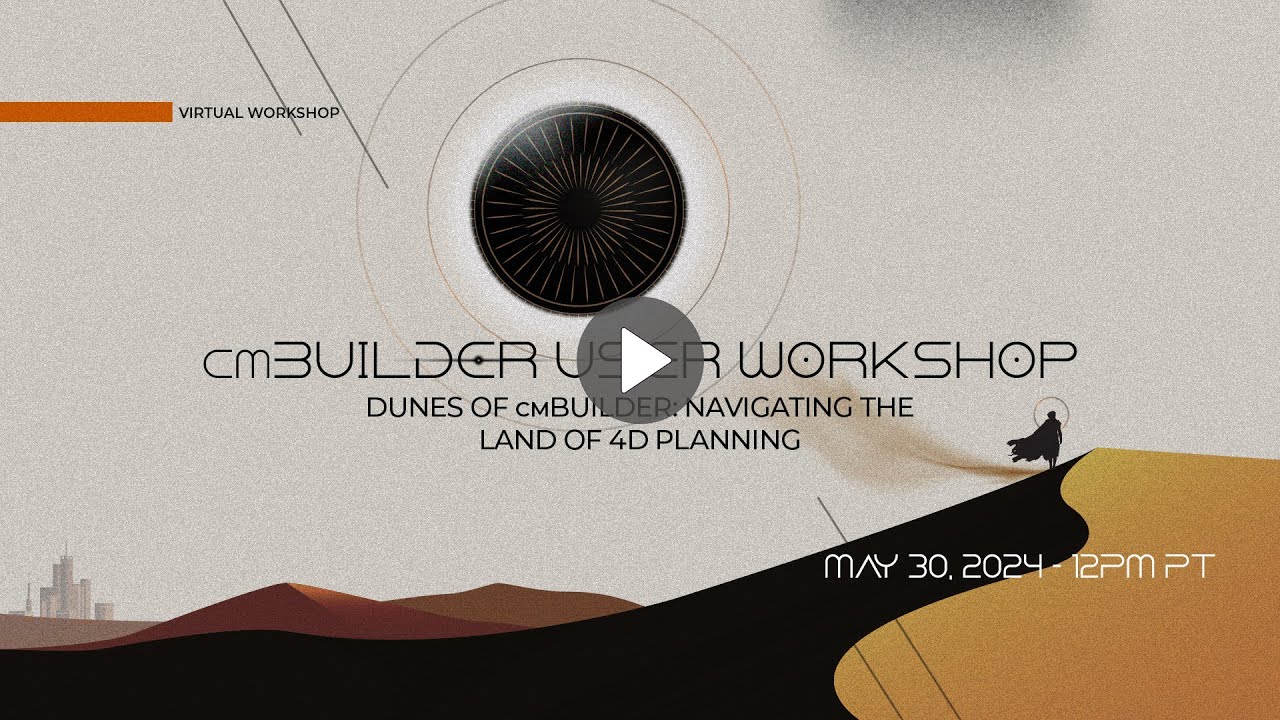 Cmbuilder user workshop may 2024 sketch tools timeline settings