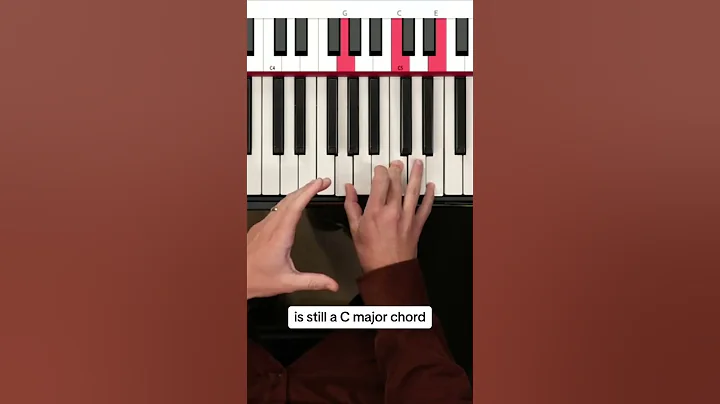 Chord inversions explained in a #1minutevideo  🎹 #piano #musictheory