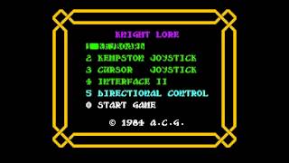 Elwro 800 Junior Knight Lore in MESS emu