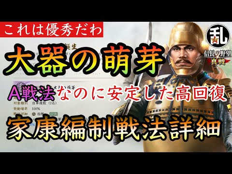 【信長の野望 真戦】A戦法「大器の萌芽」徹底解説！家康編成での回復運用術