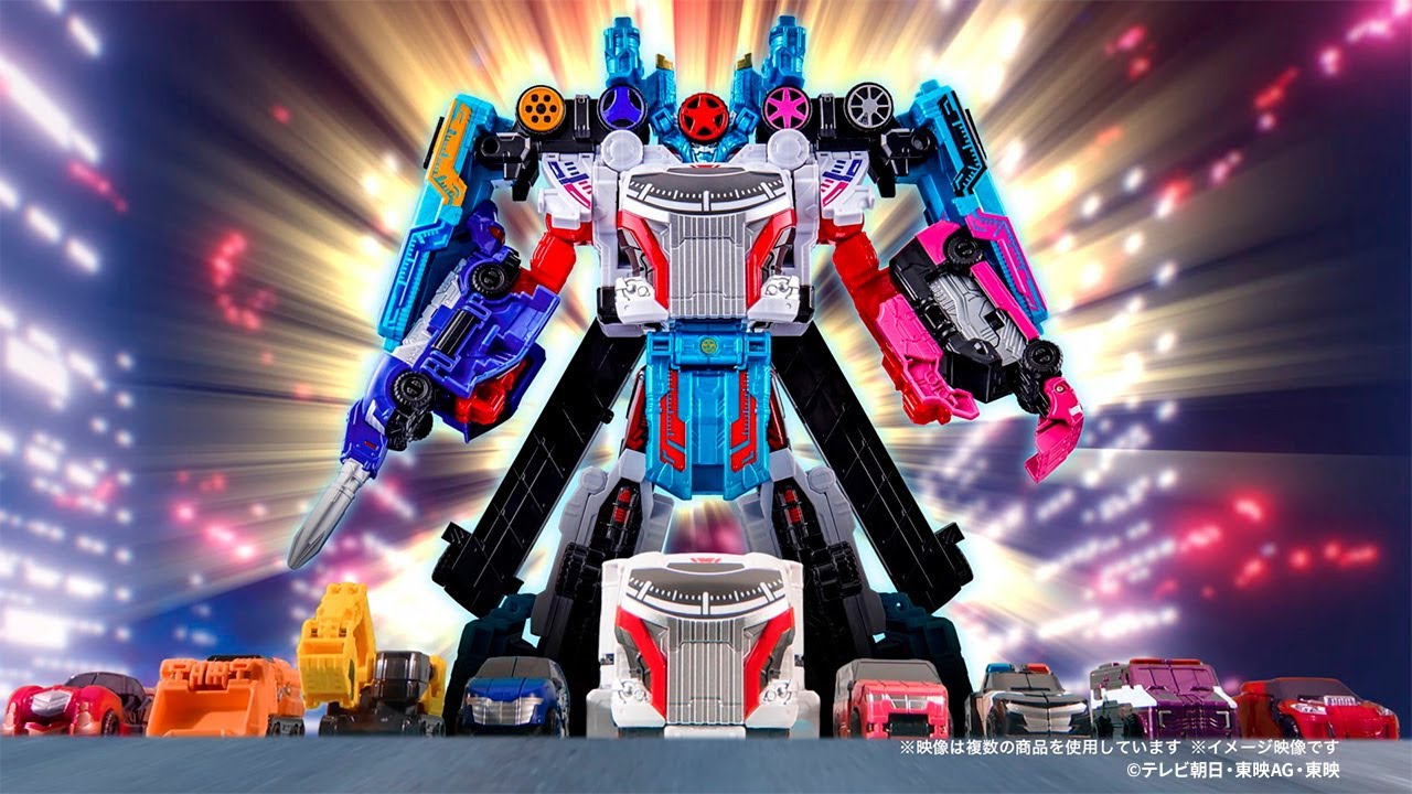 ブンブンジャー】DXブンブンジャーロボ DXチャンピオンキャリアー 15秒