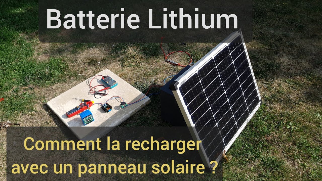 Panneaux solaires 12v pour charger la batterie en voyage 