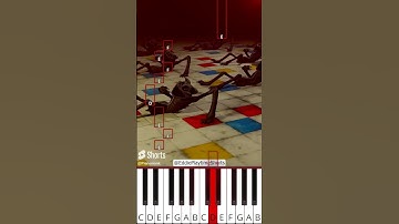 CatNap (@EddiePlaytimeShorts) Poppy Playtime 3 Animation - Octave Piano Tutorial