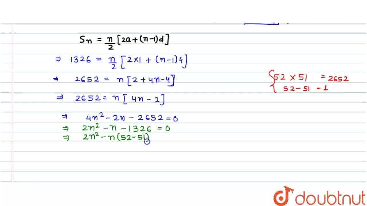 solve-the-equation-1-5-9-13-x-1326-class-10-cbse