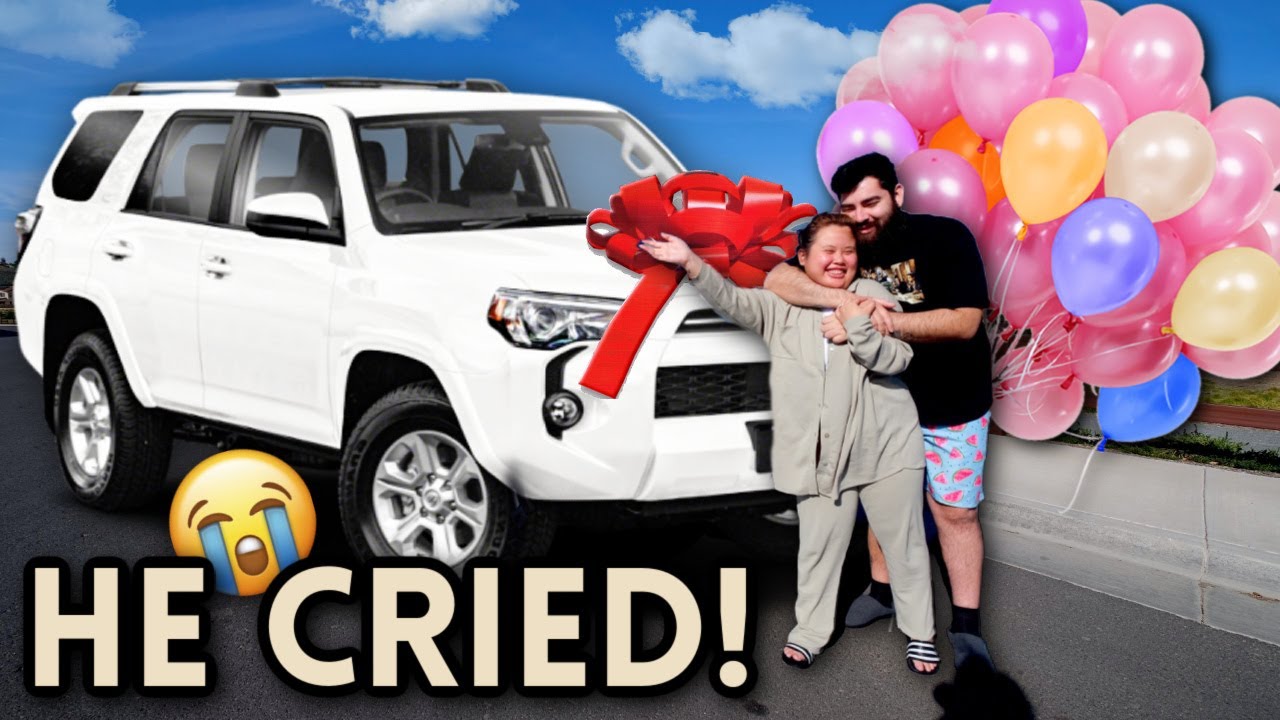 SURPRISING MY FIANCE WITH HIS DREAM CAR FOR HIS BIRTHDAY!!! *HE CRIED ...