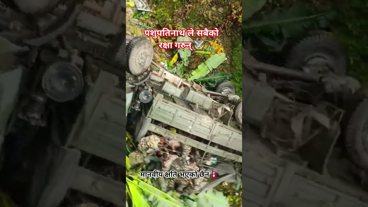 nepal army van  accident 