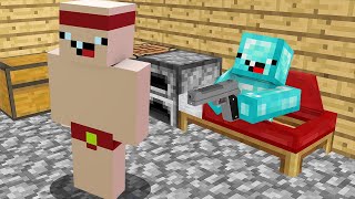 ELMAS ADAM NİNJA BEBEK'İ TROLLEDİ ! 😱 - Minecraft