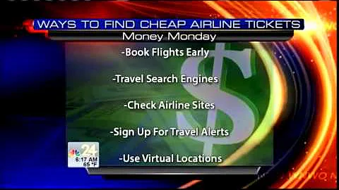 Ways to find cheap airline tickets