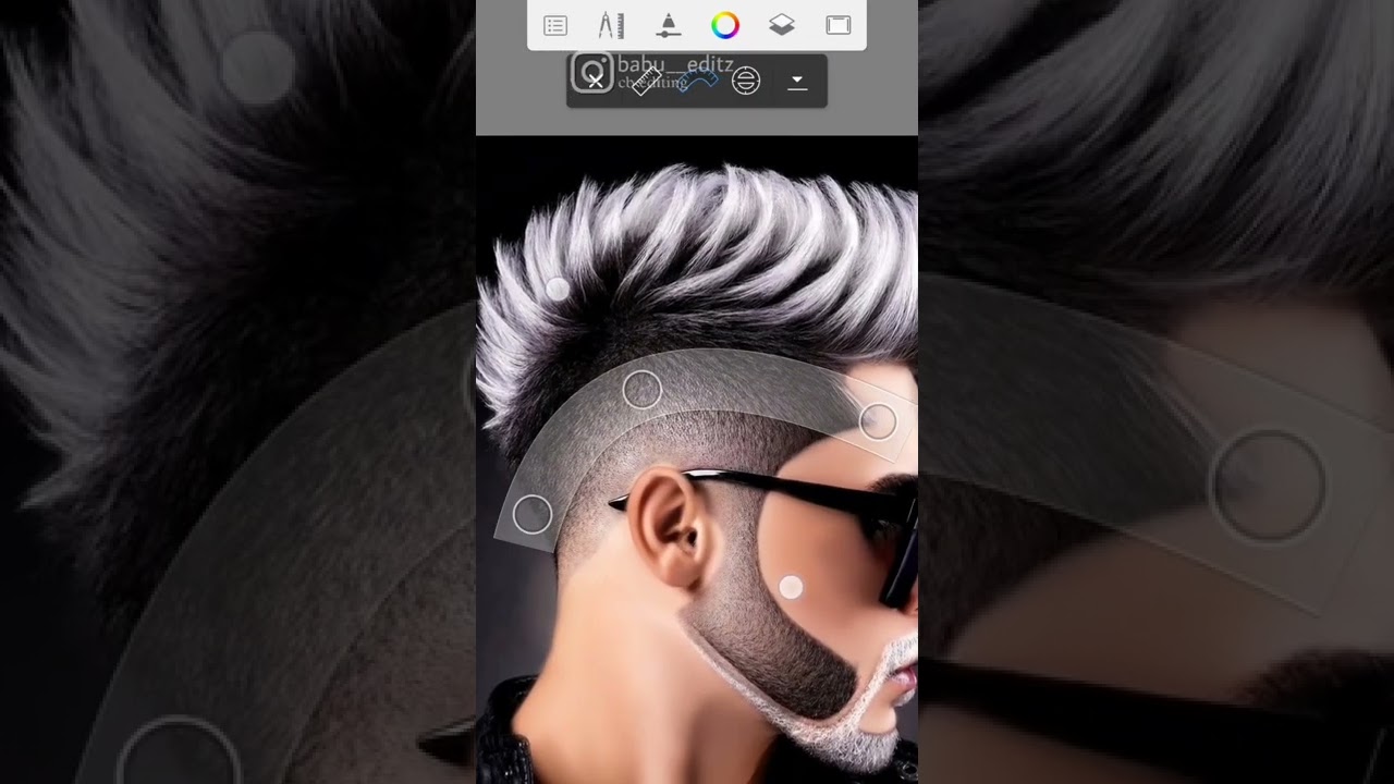 Hair Cutting ✂️ photo editing 