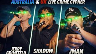 UK x AUS Live Grime Cypher 🔥 Jman x Shadow x Jerry Grimefeld 