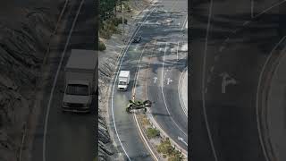 Realistic Highway Car Crashes #485