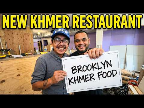 Building 'Hop' - New Khmer Restaurant Walkthrough in Red Hook, Brooklyn