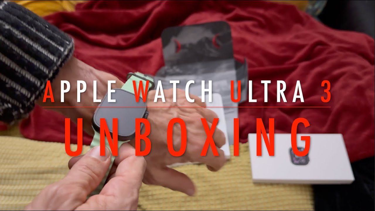 4K 🔴 Apple Watch Ultra 3 black titanium Ocean band verde neon 🔴 Unboxing 🔴 9.12.2025