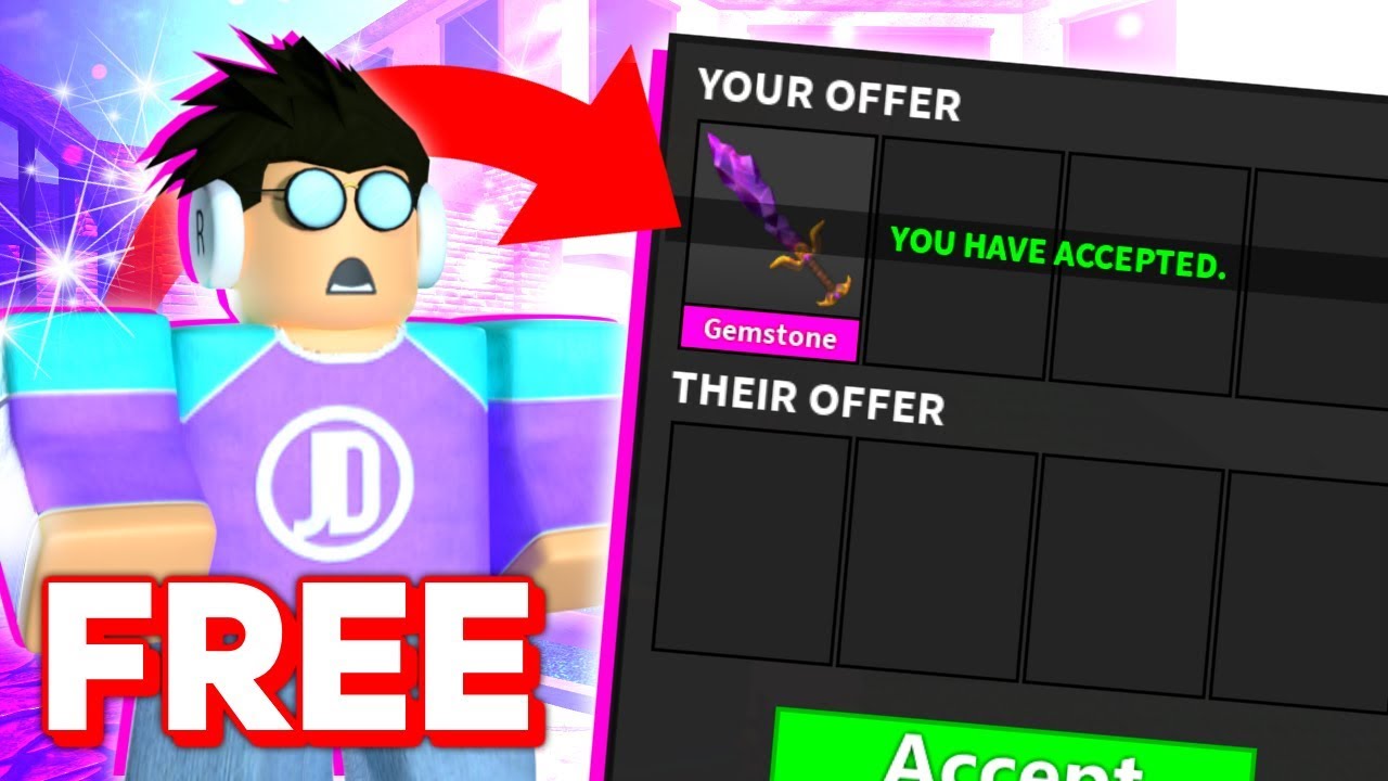 Free Gemstone Godly For A Fan Murder Mystery 2 - omg godly gemstone unbox attempt roblox murder mystery 2