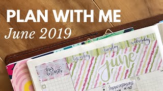 Hobonichi Cousin June 2019 Monthly Plan with Me || Mandy Lynn Plans