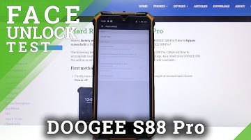 Doogee S88 Pro Face Unlock Test