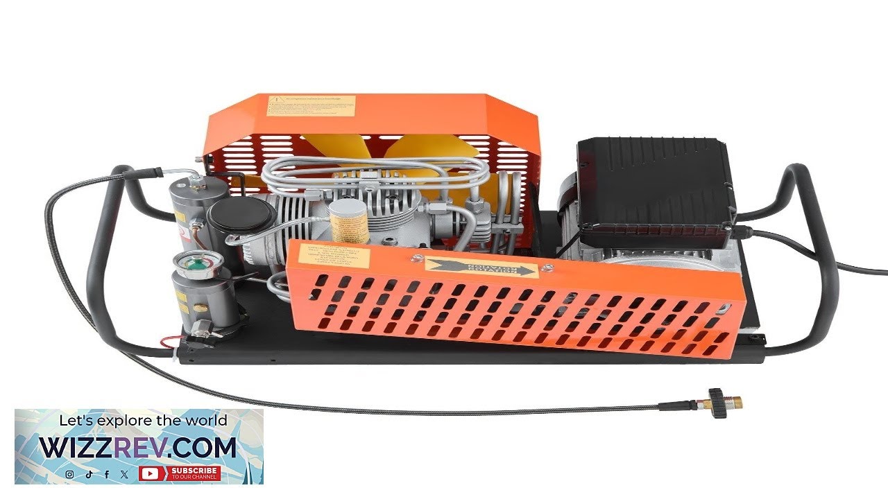 VEVOR PCP Air Compressor 4500PSI 30Mpa Four Cylinder Scuba Tank Air Compressor VEVOR US Review