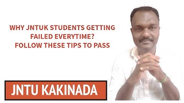 WHY JNTUK STUDENTS GETTING FAILED EVERYTIME?FOLLOW THESE TIPS TO PASS #jntuk