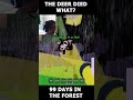 OH MY GOD DEER DIED | 99 nights in the forest #roblox