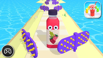 Juice Run - Gameplay Walkthrough Part 61 - Basic Solution Levels 263-265 (iOS, Android)