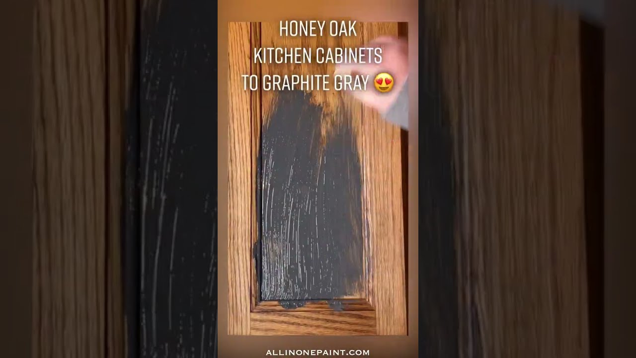 Staining a Kitchen Cabinet NO Sanding required!